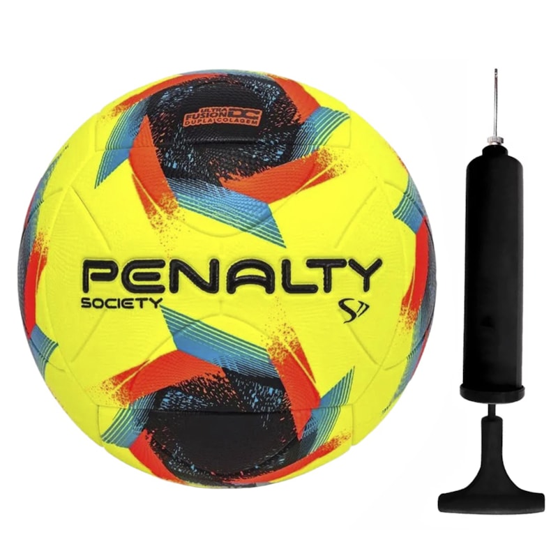 Kit Bola Society Penalty S11 R2 XXIII + Bomba de Ar