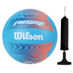 Kit Bola Vôlei Wilson Freestyle + Bomba de Ar