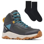 Kit Bota Columbia Trailstorm Ascend Mid Masculina + Par de Meia