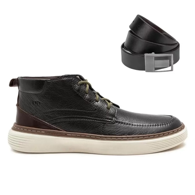 Kit Bota Democrata Denim Clash Masculino + Cinto