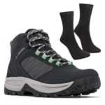 Kit Bota Impermeável Columbia Transverse Hike Feminina + Par De Meia