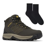 Kit Bota Impermeável Columbia Transverse Hike Masculina + Par De Meia