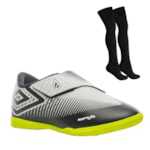 Kit Chuteira Futsal Umbro Raptor 2.2 Kids + Meião