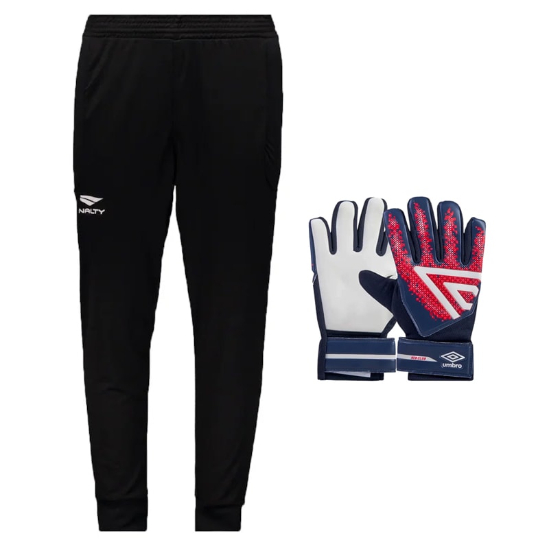 Kit Goleiro Calça Penalty Delta + Luva Infantil