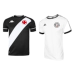 Kit Kappa 2 Camisas Vasco 2020 Home e Concentração Masculino