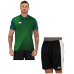 Kit Kappa Camisa Polo + Bermuda Masculina