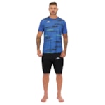 Kit Kappa Camiseta + Bermuda Térmica Sport Masculino