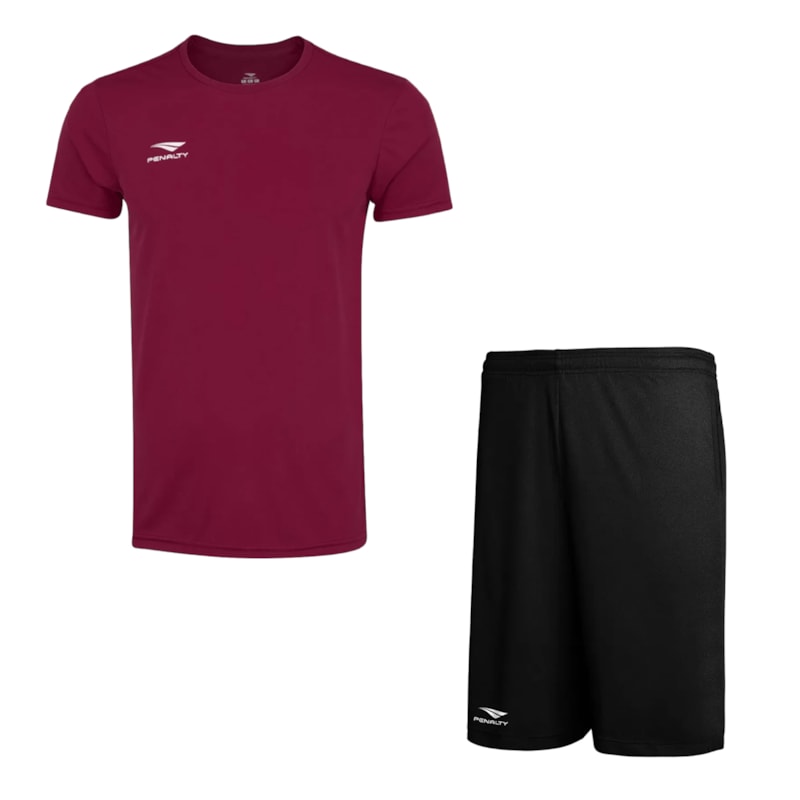 Kit Penalty X Camiseta + Bermuda Masculino