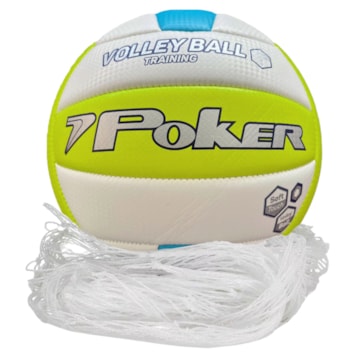 Kit Poker Bola de Volêi + Rede Training