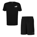 Kit Puma Camiseta Essentials + Short Performance Masculino