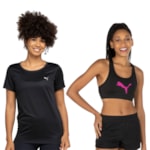 Kit Puma Camiseta + Top 4Keeps Feminino