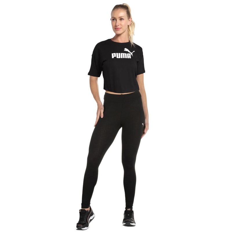 Kit Puma Cropped + Legging Essentials Feminina