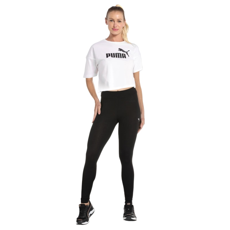 Kit Puma Cropped + Legging Essentials Feminina