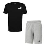 Kit Puma Essentials Camiseta + Short Masculino