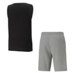 Kit Puma Plus Size Regata + Short Essentials Masculino