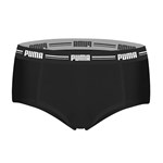 Kit Puma Top Modal Stretch + Calcinha Mini Boxer Feminino - Preto