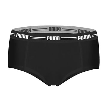 Kit Puma Top Modal Stretch + Calcinha Mini Boxer Feminino - Preto