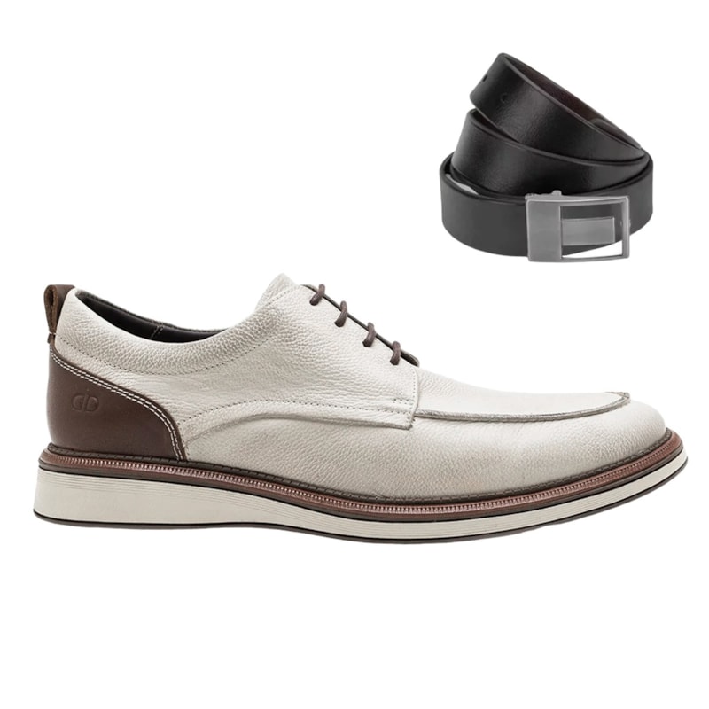 Kit Sapato Democrata Metropolitan James Hi Soft 32 Masculino + Cinto