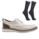 Kit Sapato Democrata Metropolitan James Hi Soft 32 Masculino + Par De Meia