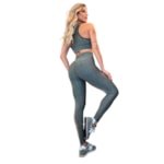 Kit Sarrafo Top Transpassado + Calça Legging Anatômica Feminina