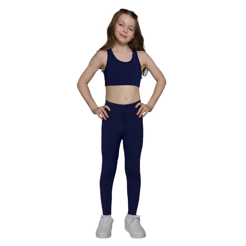 Kit Selene Básico Top + Calça Legging Juvenil