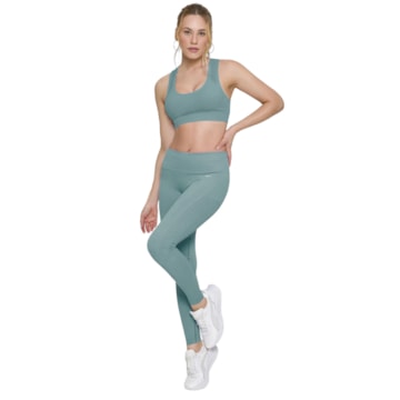 Kit Selene Top + Legging Sem Costura Feminino