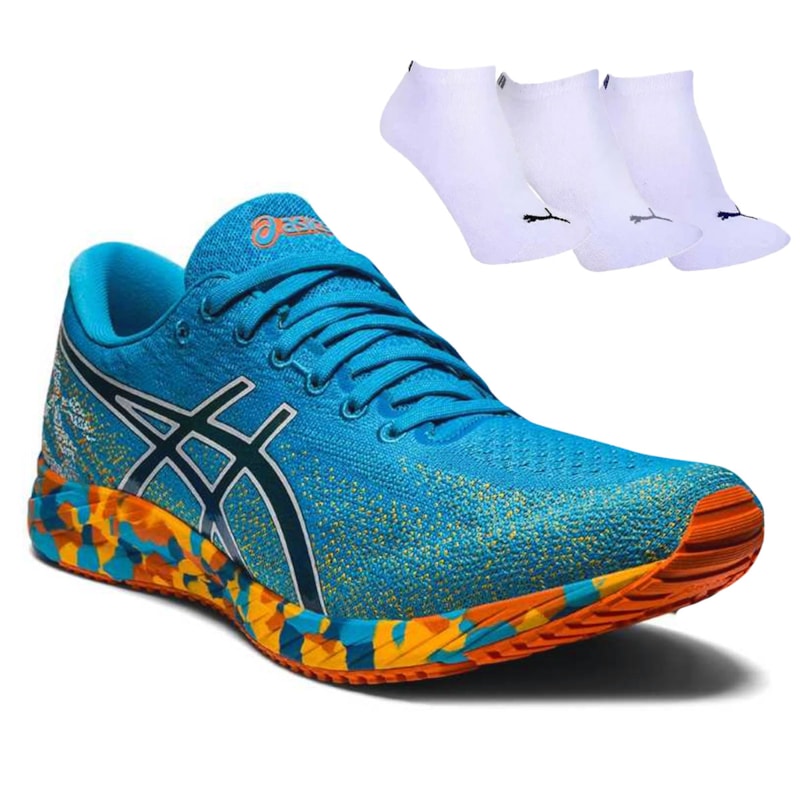 Kit Tênis Asics Gel-DS Trainer 26 Masculino + 3 Pares de Meia Kit Tênis Asics Gel-DS Trainer 26 Masculino + 3 Pares de Meia