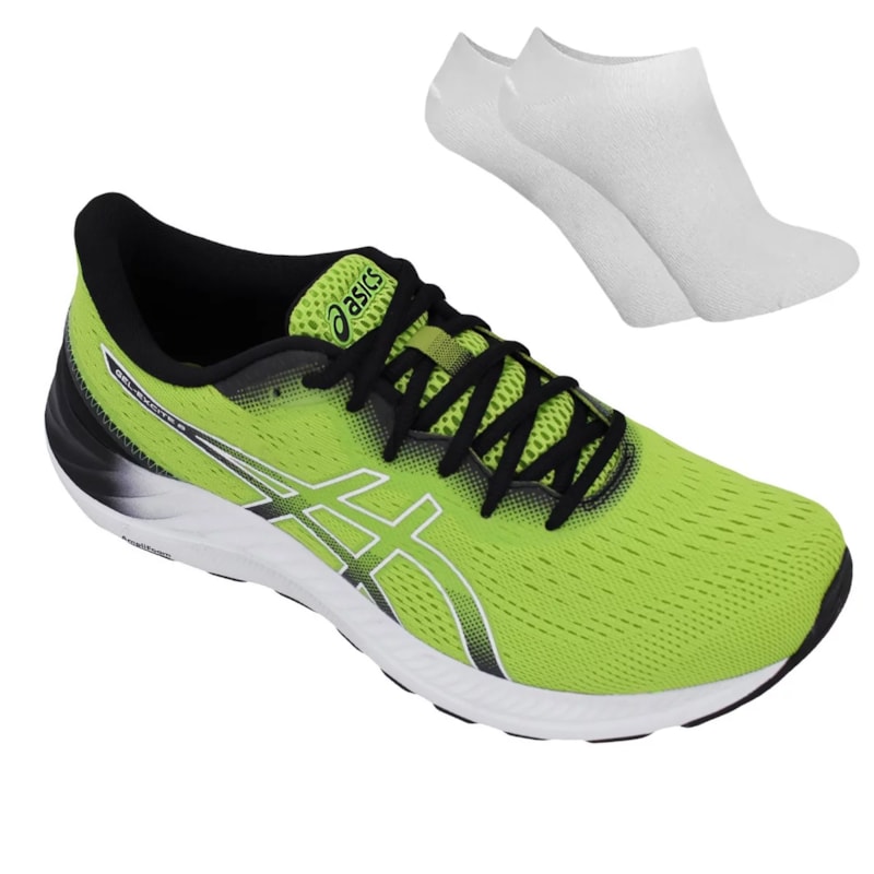 Kit Tênis Asics Gel Excite 8 Masculino + Par De Meia