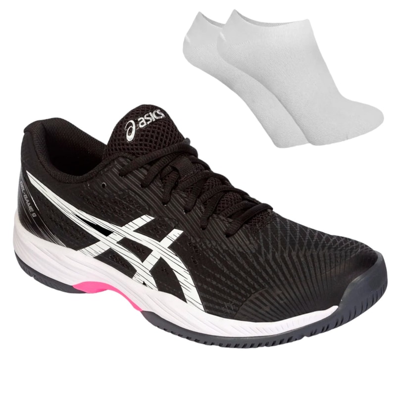 Kit Tênis Asics Gel-Game 9 Masculino + Par De Meia