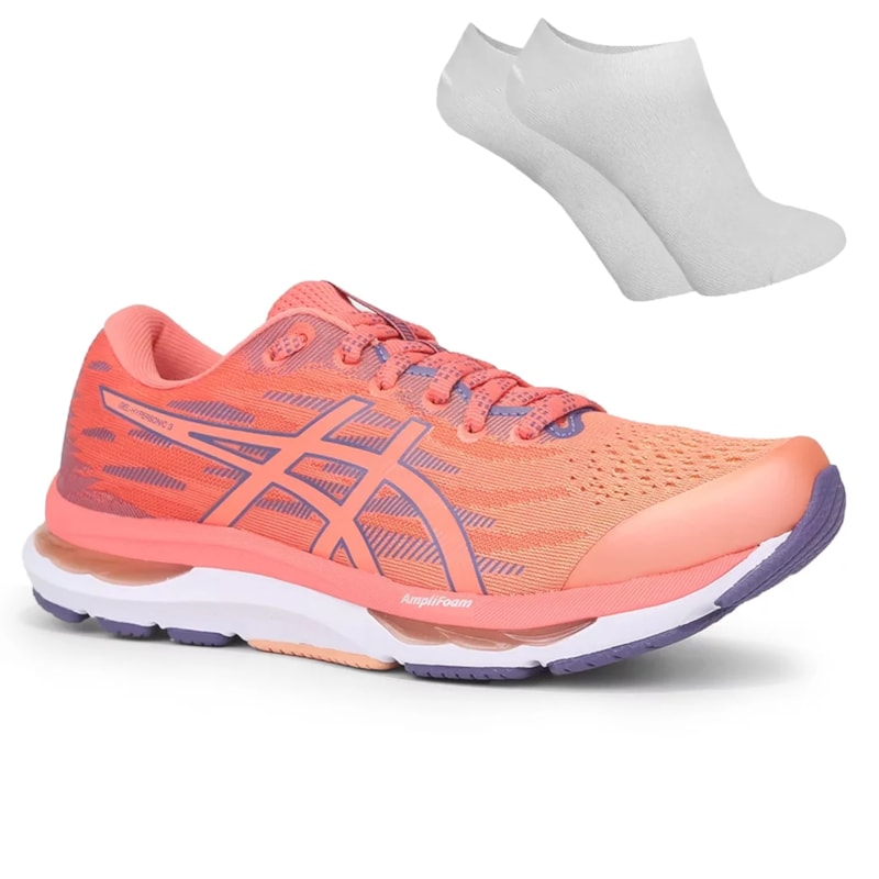 Kit Tênis Asics Gel-Hypersonic 3 Feminino + Par De Meia