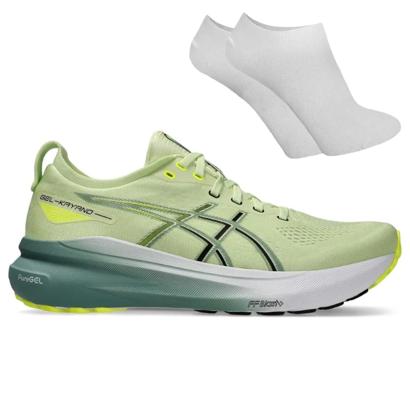 Kit Tênis Asics Gel-Kayano 31 Masculino + Par De Meia