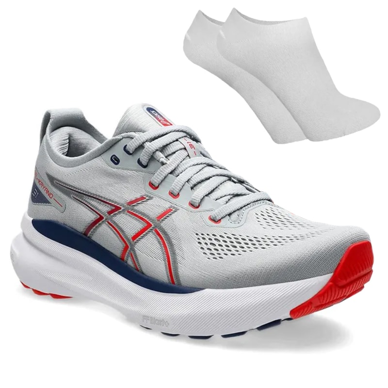 Kit Tênis Asics Gel-Kayano 31 Masculino + Par De Meia