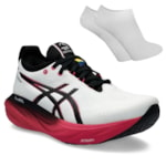 Kit Tênis Asics Gel-Nimbus 25 Senna Feminino + Par De Meia