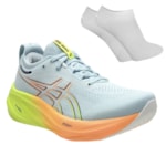 Kit Tênis Asics Gel-Nimbus 26 Paris Feminino + Par De Meia