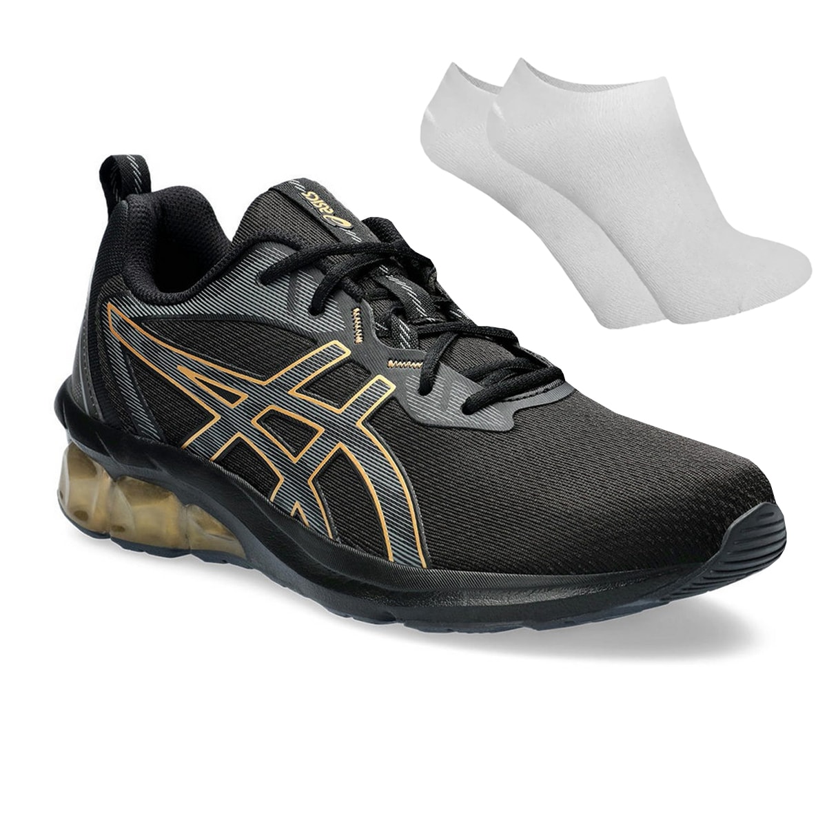 Kit Tenis Asics Gel Quantum 90 IV Masculino Par de Meia EsporteLegal