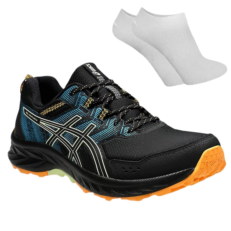 Kit Tênis Asics Gel-Venture 9 Masculino + Par De Meia