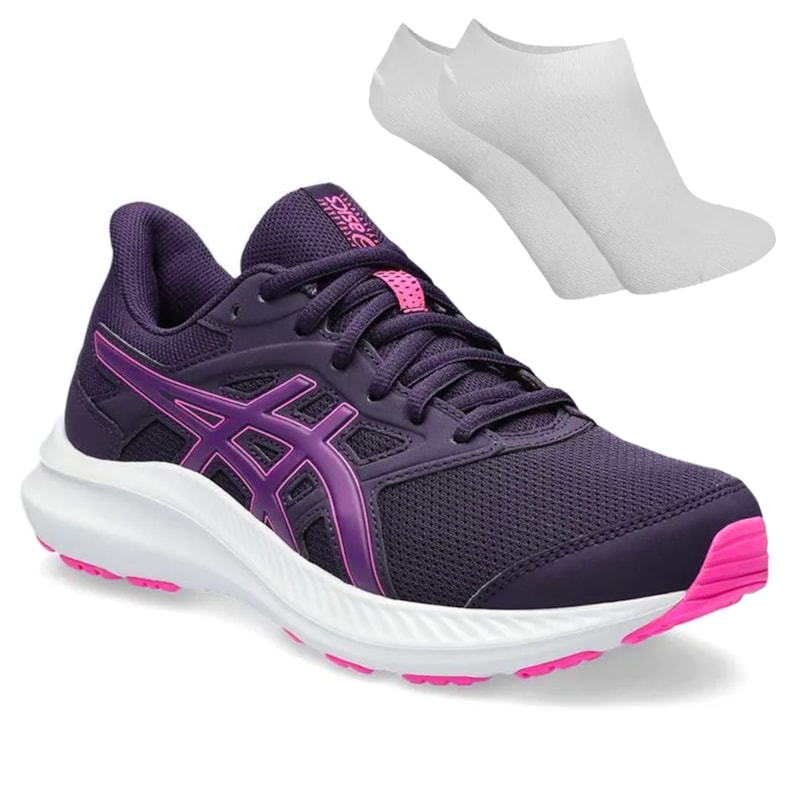 Kit Tênis Asics Jolt 4 Feminino + Par De Meia