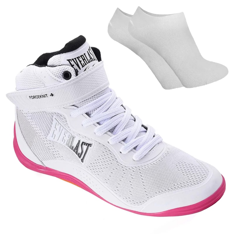 Kit Tênis Everlast Forceknit 4 Feminino + Par De Meia