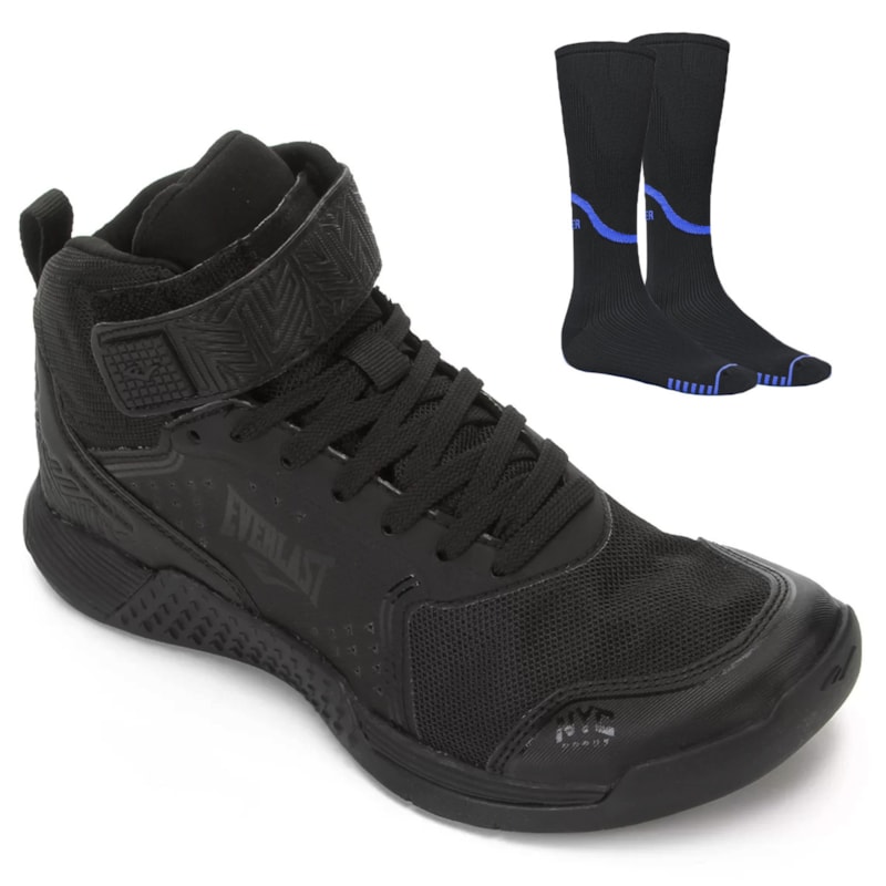 Kit Tênis Everlast Monster 2 Feminino + Par de Meia de Compressão Kit Tênis Everlast Monster 2 Feminino + Par de Meia de Compressão