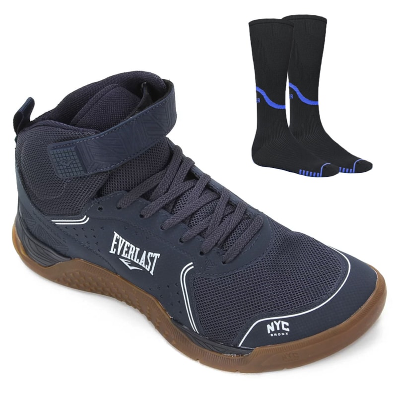 Kit Tênis Everlast Monster 2 Masculino + Par de Meia de Compressão Kit Tênis Everlast Monster 2 Masculino + Par de Meia de Compressão