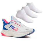 Kit Tênis Fila Float Maxxi Feminino + 3 Pares de Meias