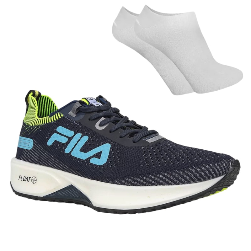 Kit Tênis Fila Float Prime Masculino + Par De Meia