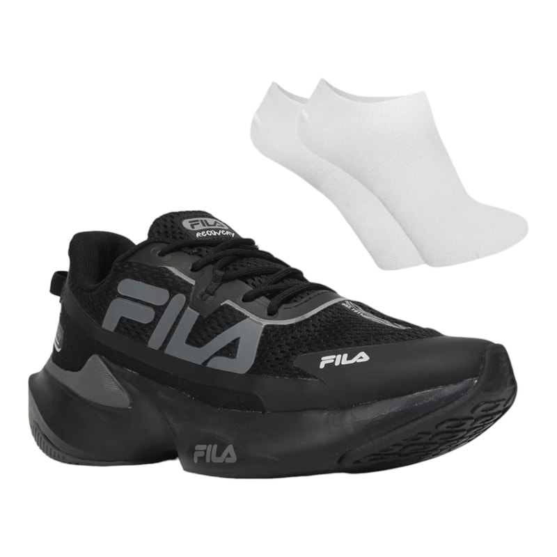 Kit Tênis Fila Recovery Masculino + Par de Meia