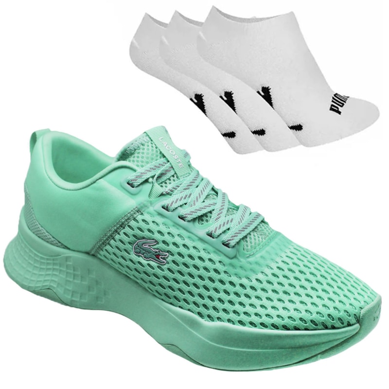 Kit Tênis Lacoste Court-Drive Masculino + 3 Pares de Meia Kit Tênis Lacoste Court-Drive Masculino + 3 Pares de Meia