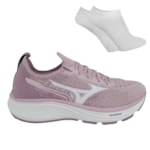 Kit Tênis Mizuno Cool Ride 2 Feminino + Par De Meia