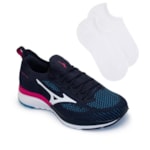 Kit Tênis Mizuno Cool Ride Feminino + Par de Meia