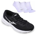 Kit Tênis Mizuno Glow Feminino + 3 Pares de Meias