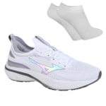 Kit Tênis Mizuno Glow Feminino + Par de Meia