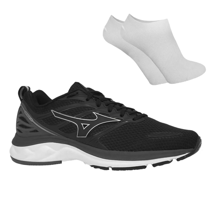 Kit Tênis Mizuno Space 3 Masculino + Par de Meia