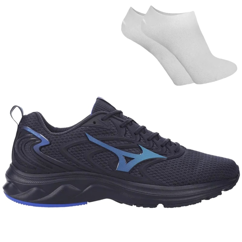 Kit Tênis Mizuno Space 4 Masculino + Par De Meia